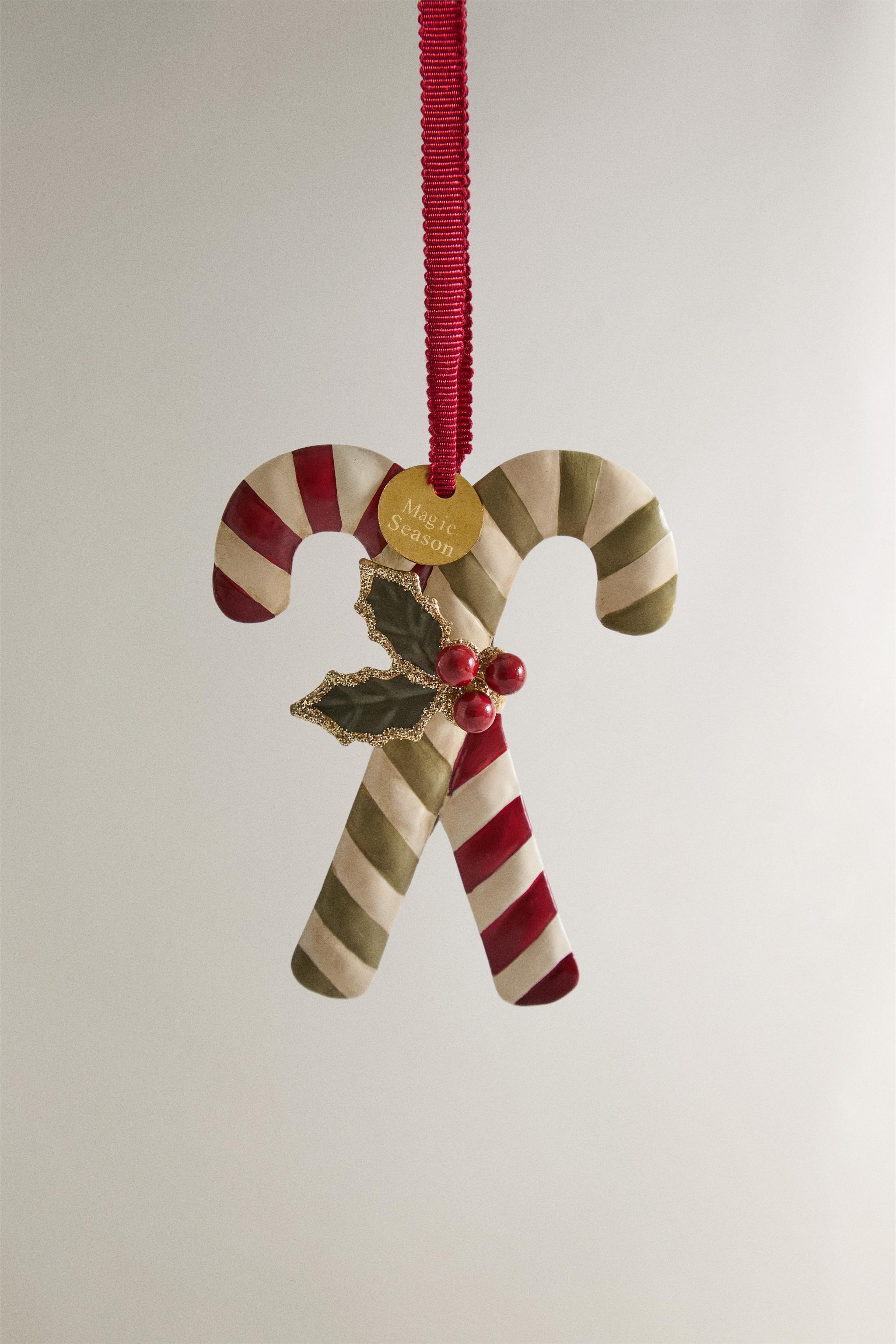 CANDY CANE CHRISTMAS TREE ORNAMENT